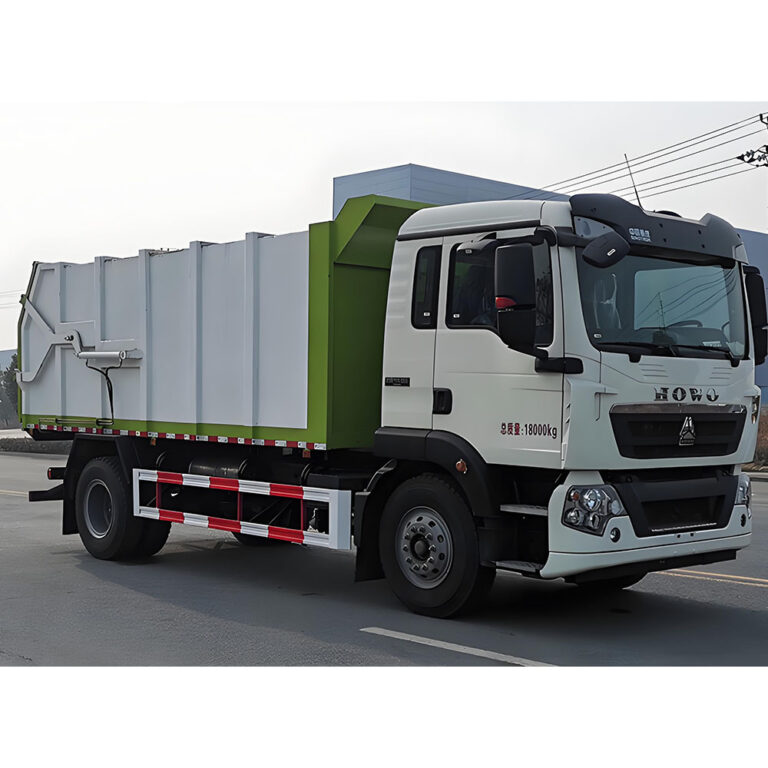 Box-Type 10-Ton Garbage Truck Heavy-Duty Enclosed Refuse Truck factory