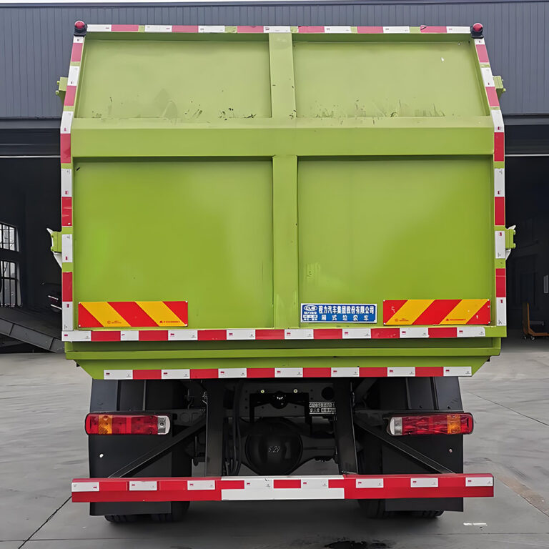 Box-Type 10-Ton Garbage Truck Heavy-Duty Enclosed Refuse Truck manufacturing