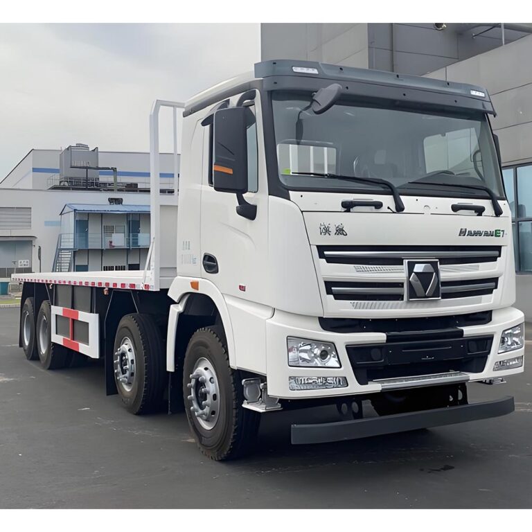 Esportazione di camion elettrici a pianale