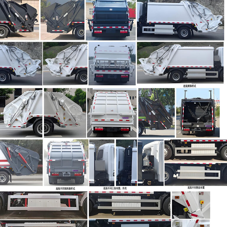 Electric Refuse Compactor Truck Chinese