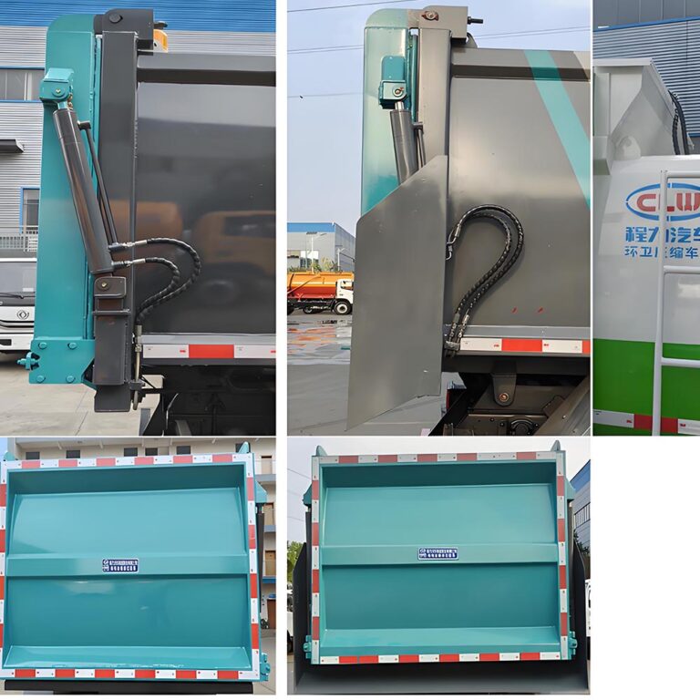 Electric food waste collection truck custom