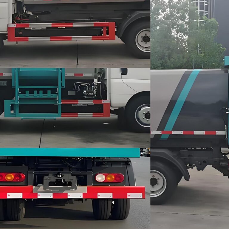 Electric food waste collection truck oem