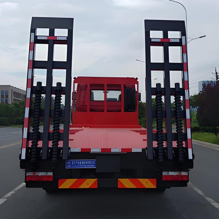 Flatbed Truck Trailer & Car Hauler Rear