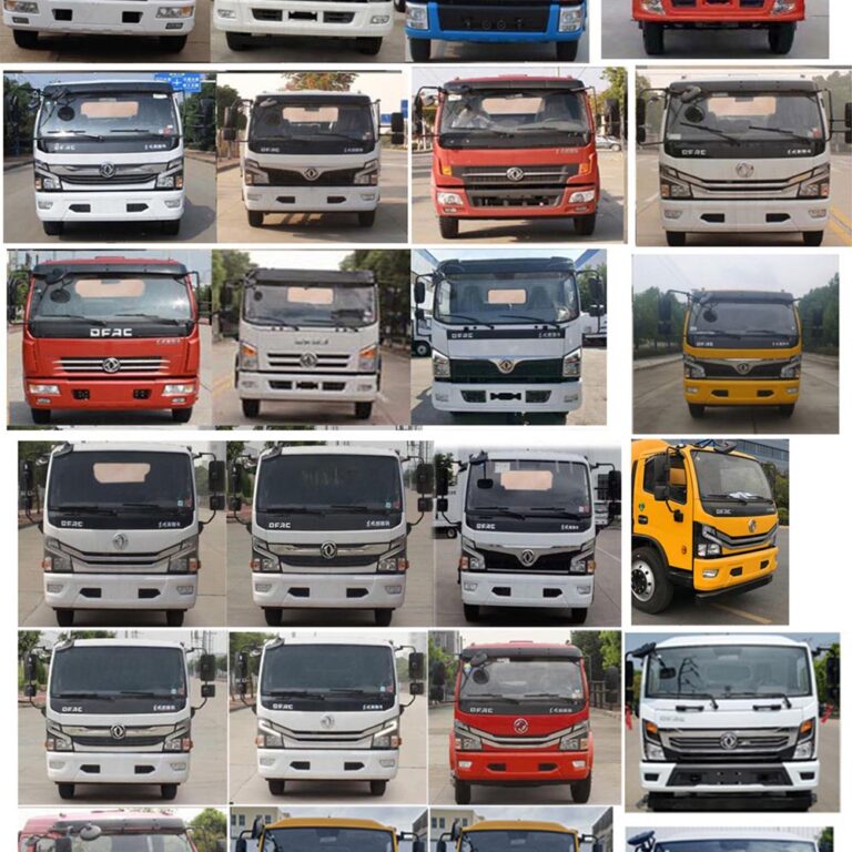 Food waste collection truck automatically rolls over custom