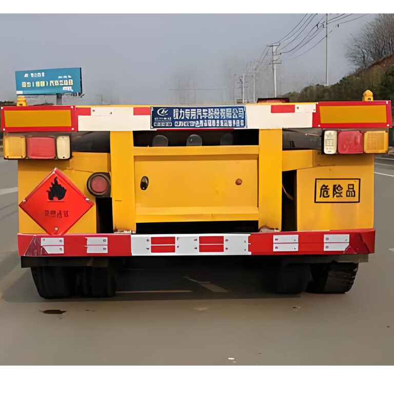 Hazmat Tank Container Skeleton Semi-Trailer factory