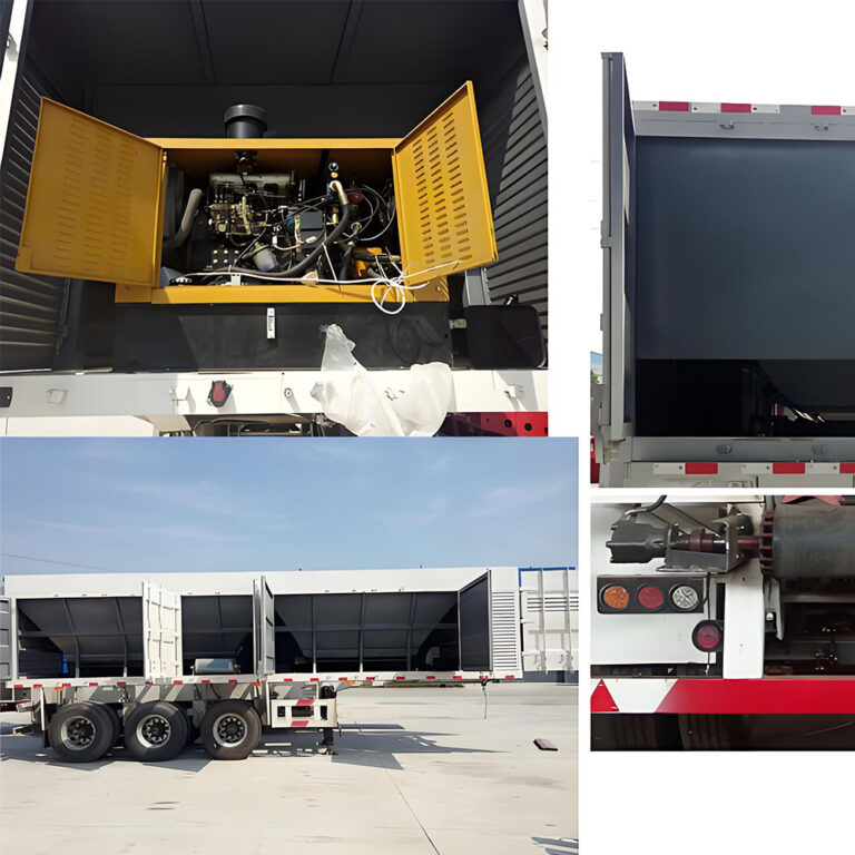 Oilfield malta di miscelazione trasporto semi-rimorchio esportazione