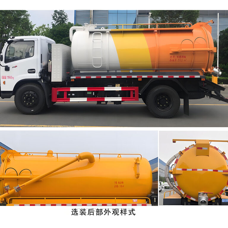 Camion ibrido plug-in per l'aspirazione delle acque reflue Cina