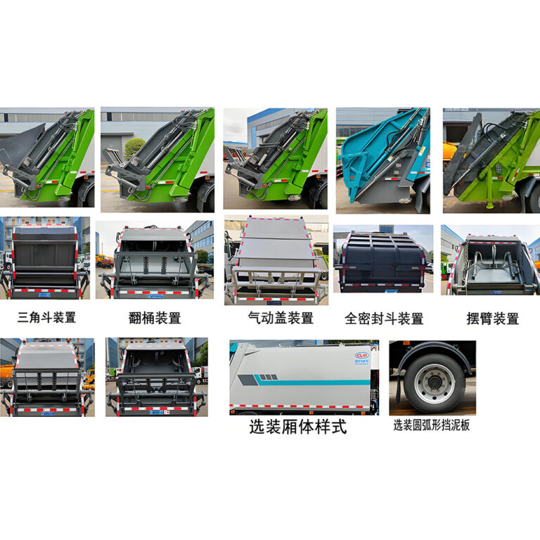 Rear Loader Waste Compactor Truck custom