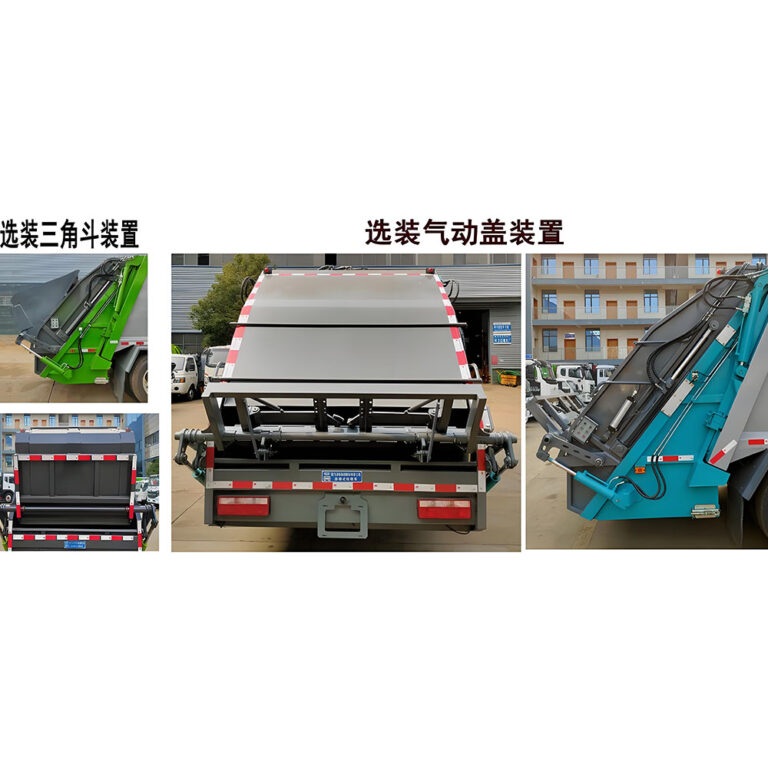 Rear Loader Waste Compactor Truck export