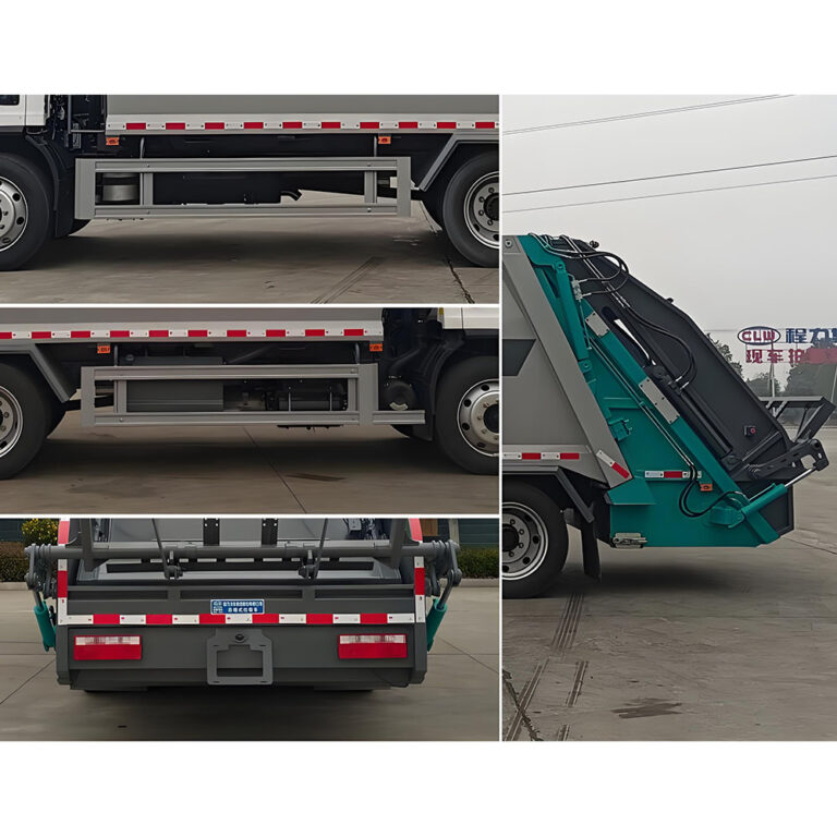 Rear Loader Waste Compactor Truck factory
