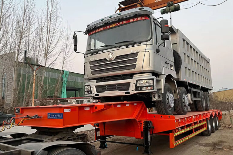 What is the purpose of a lowboy trailer china