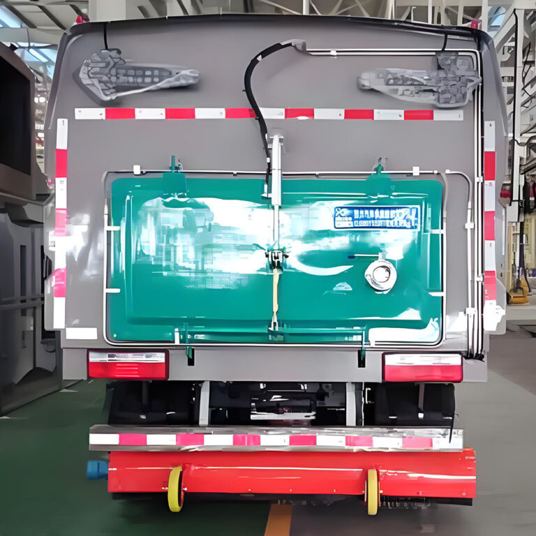 Zero-Emission Electric Vacuum Sweeper Truck factory