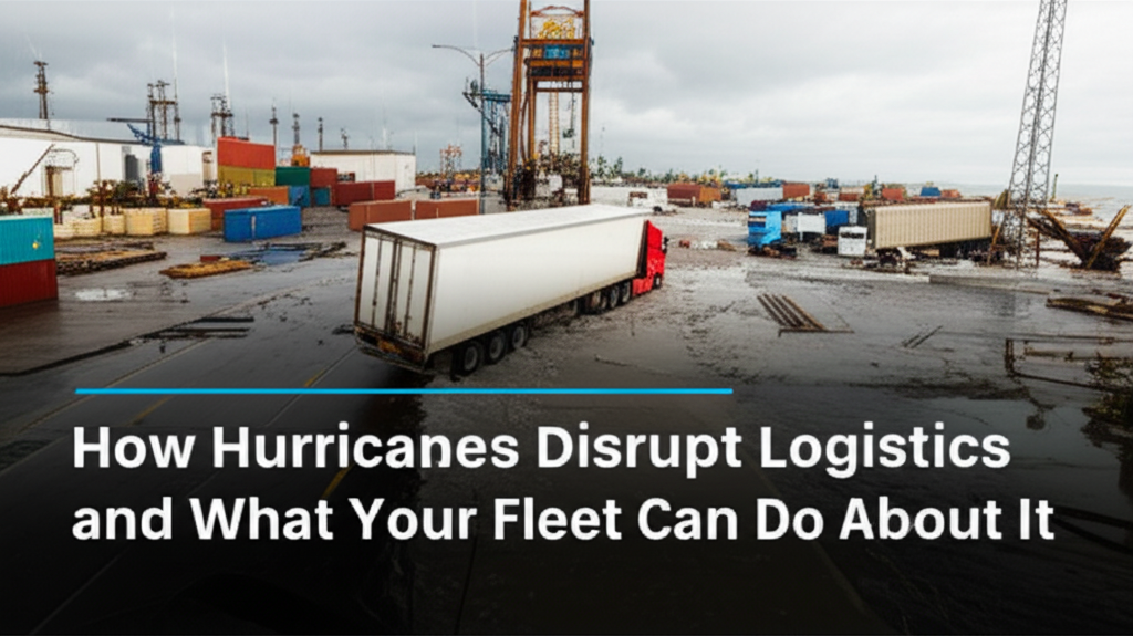 How Hurricanes Disrupt Logistics and What Your Fleet Can Do About It