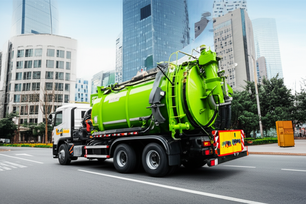 The Big Job of Sewage Trucks Making Our Cities Clean and Green
